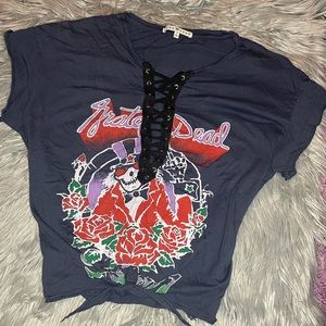 OOAK Grateful Dead Altered T Shirt